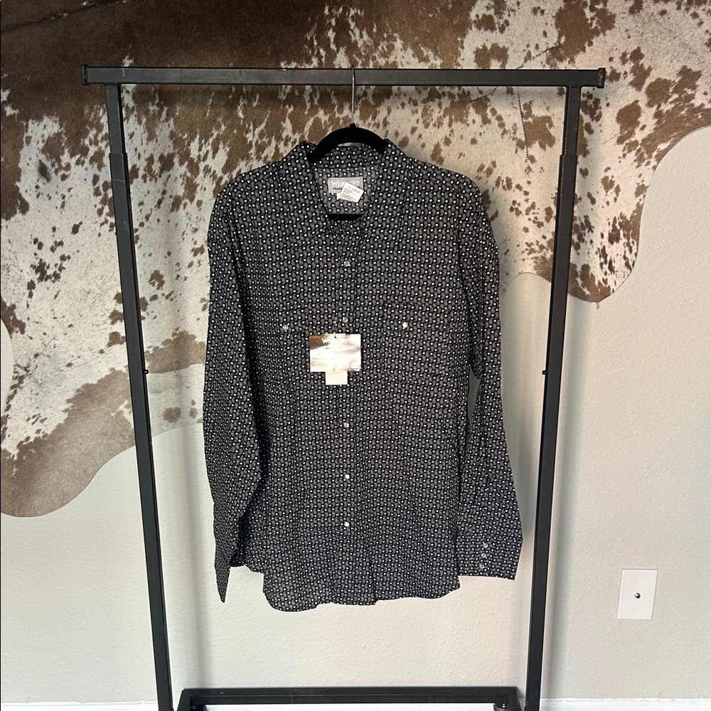 Men's Wrangler Pearl Snap NWT